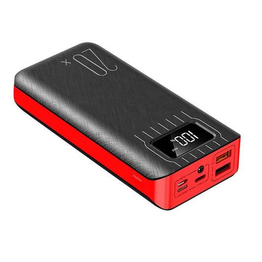 External Battery Power Bank Dual USB With LED Flashlight